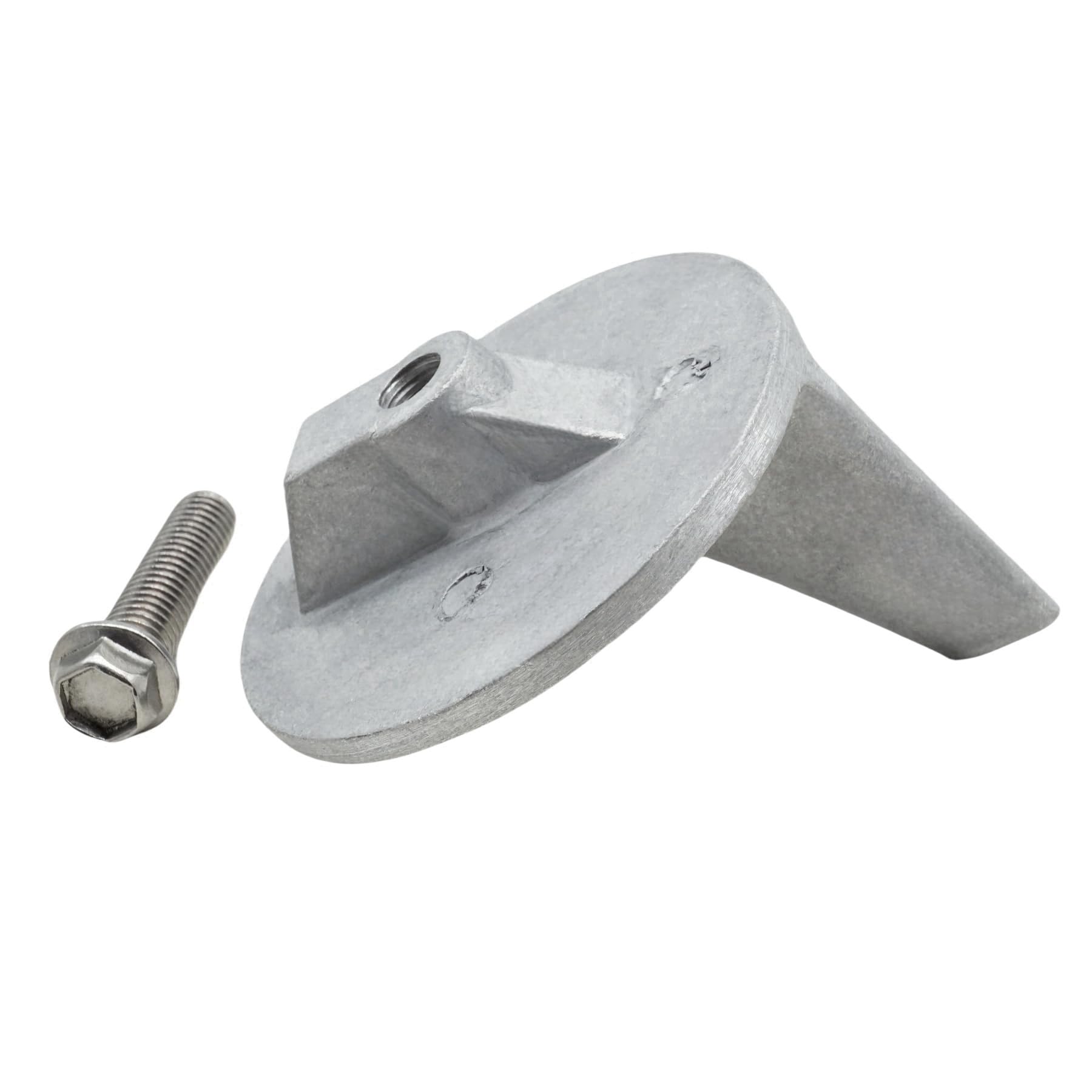 Heurofosh installed on sterndrive demonstrating protective coverage benefit