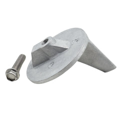 Heurofosh installed on sterndrive demonstrating protective coverage benefit
