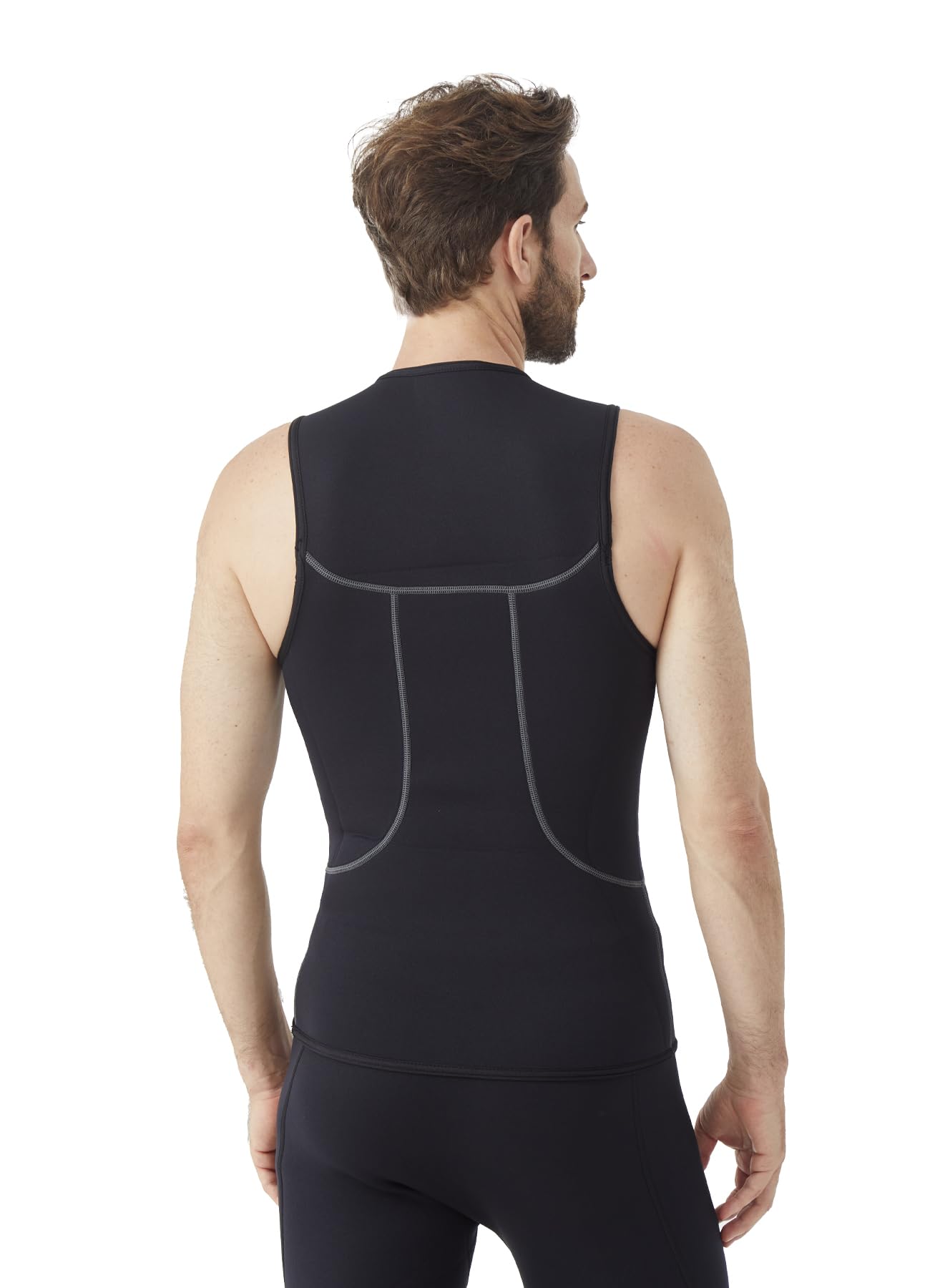 Hevto front-zip detail highlighting easy on-off feature and secure closure