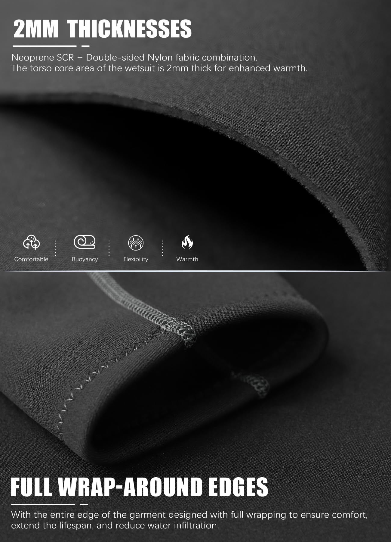 Hevto side profile showing short-sleeve cut for unrestricted arm movement
