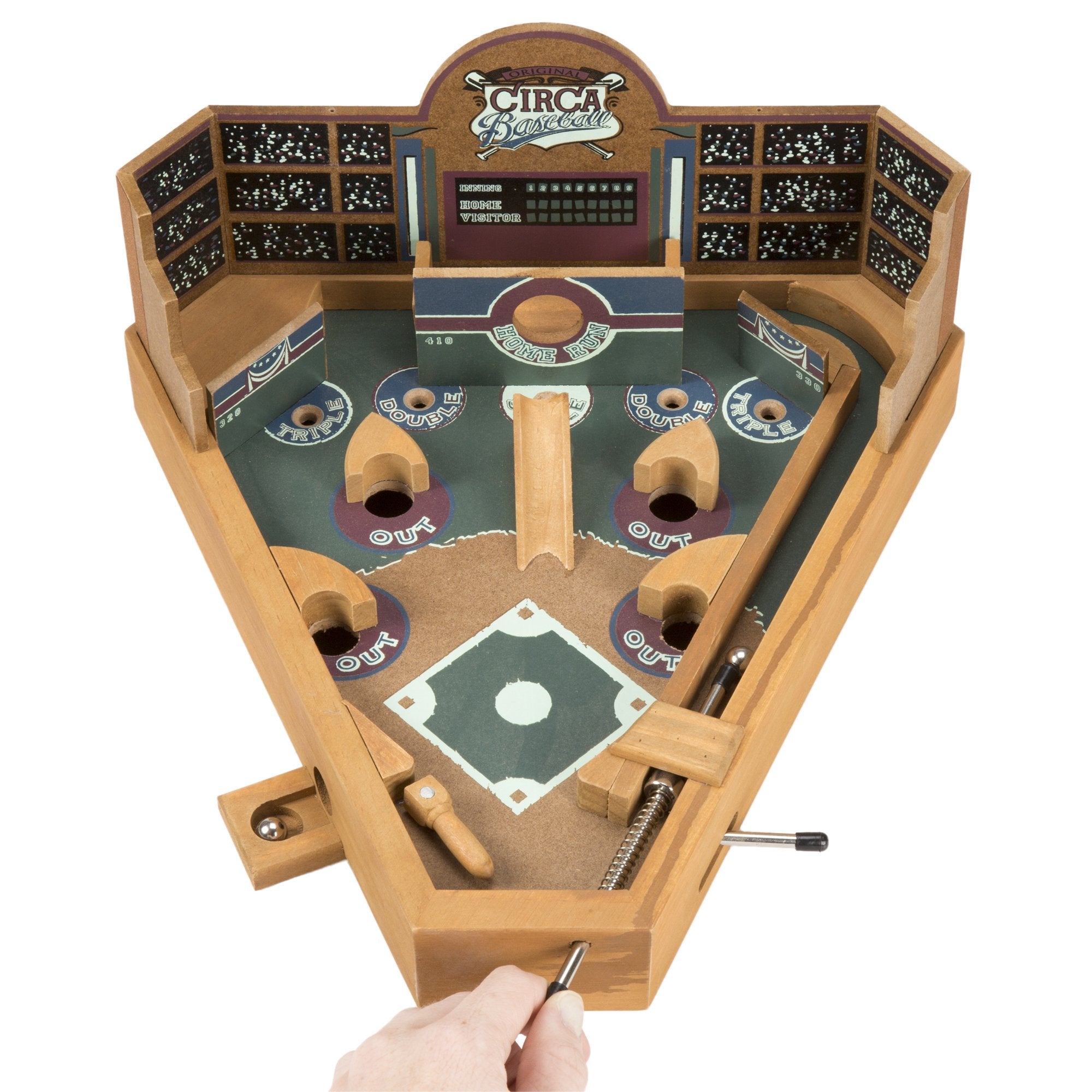 HEY! PLAY! metal levers detail demonstrating smooth, reliable control