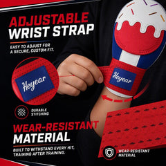 Heyear sliding mitt inner lining detail highlighting breathable moisture-wicking comfort