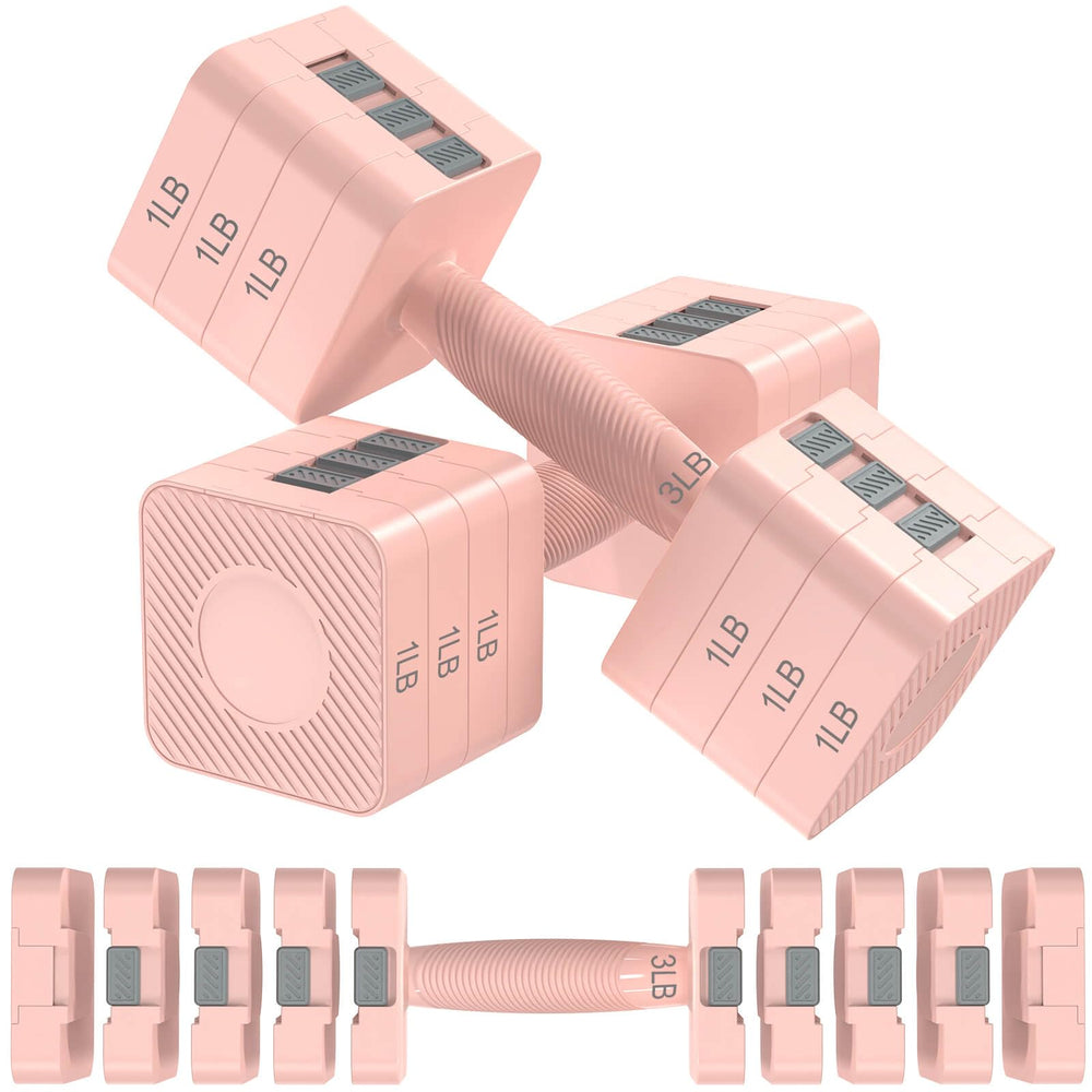 Hezeyferg front view of assembled pair showing compact design and quick workouts