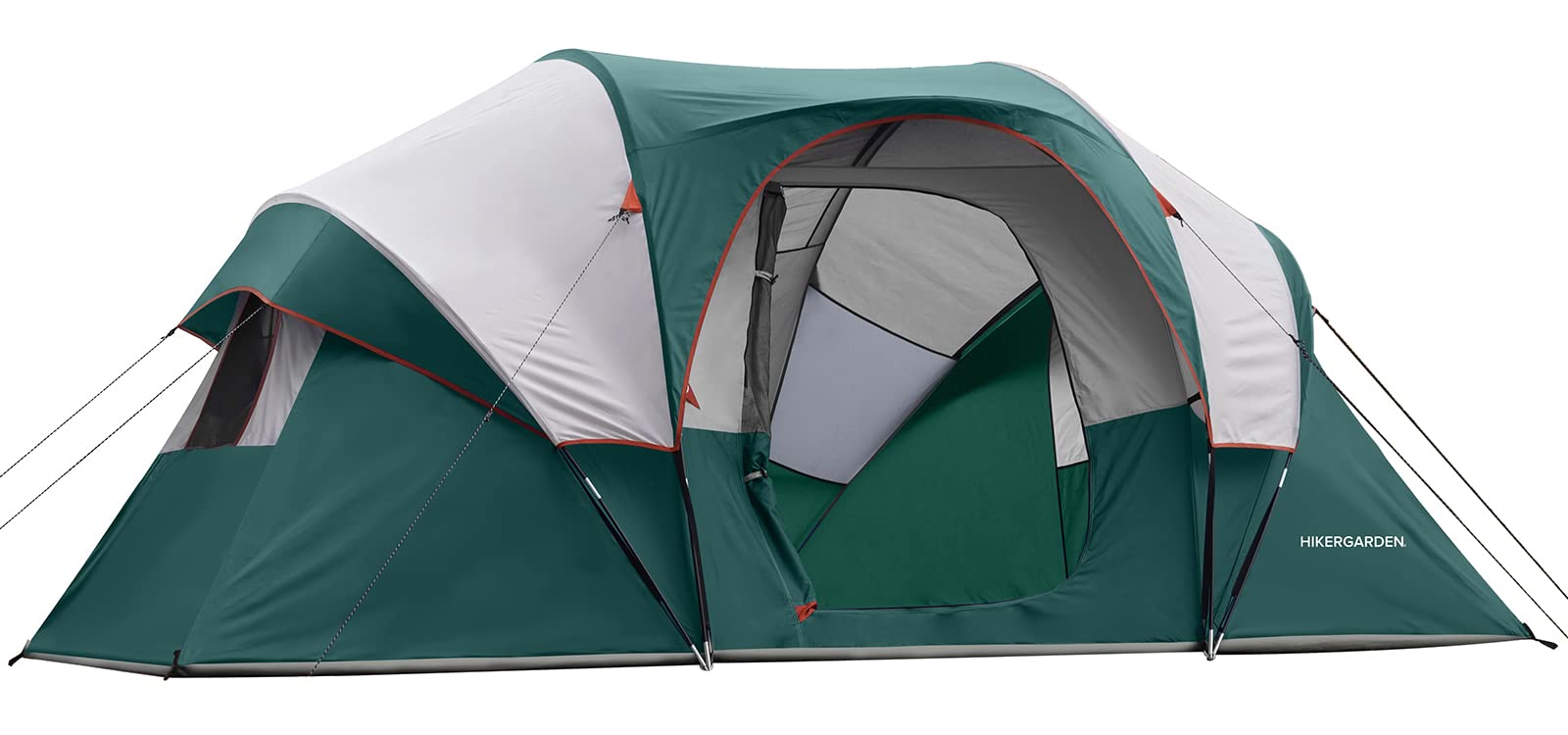 HG HIKERGARDEN front exterior showing large dome and rain protection benefit