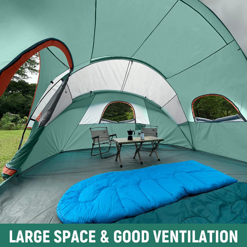 HG HIKERGARDEN mesh ventilation top showing airflow and condensation reduction
