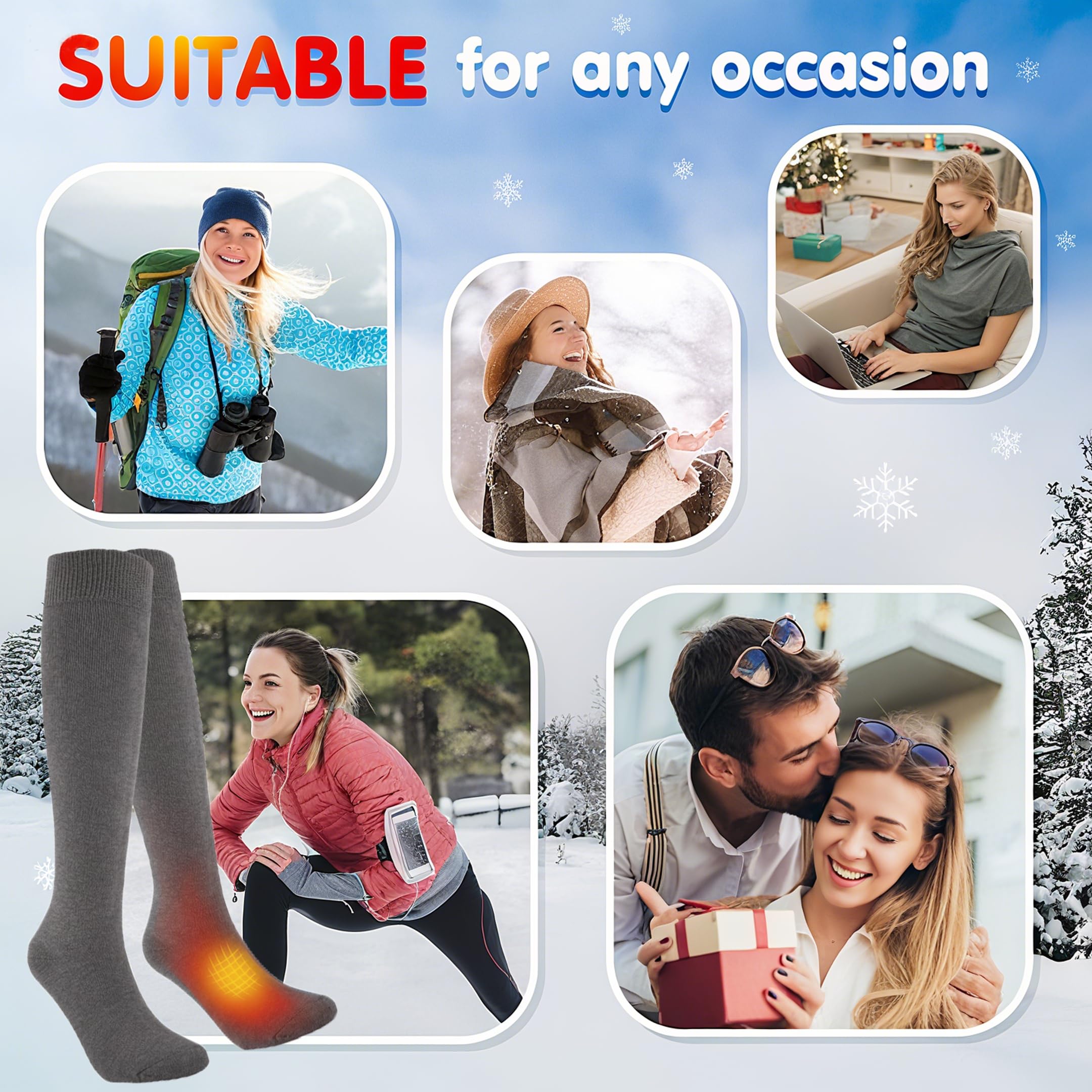 Hi Clasmix socks arranged as gift box idea conveying cozy present