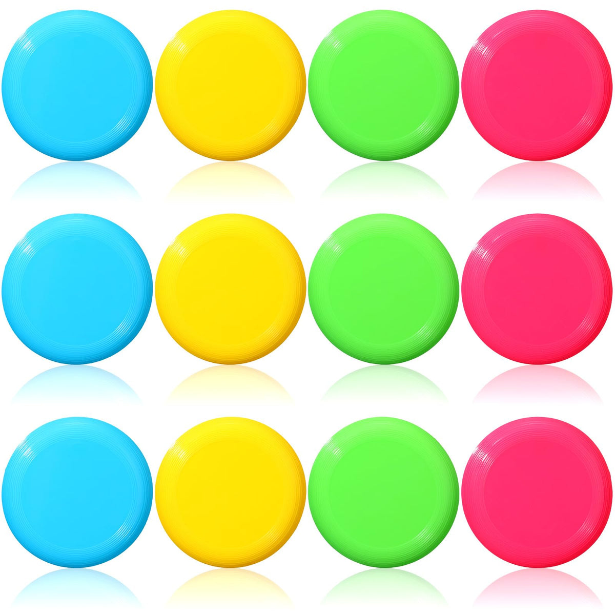 Hiboom front-packaging display showing 100 colorful discs and variety benefits