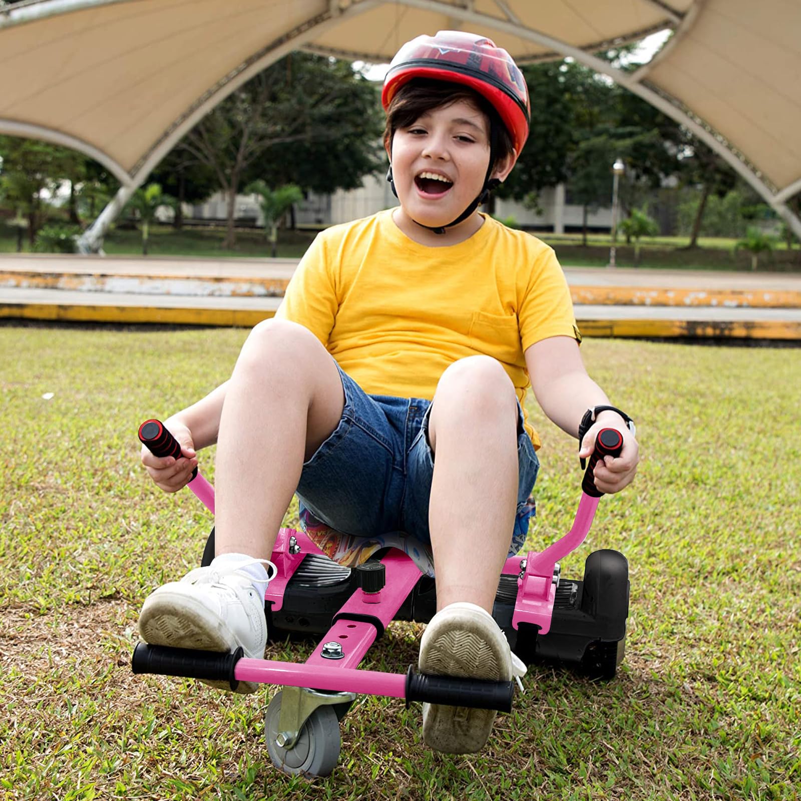 Hiboy HC-01 lifestyle family park ride showing outdoor fun and shared activity