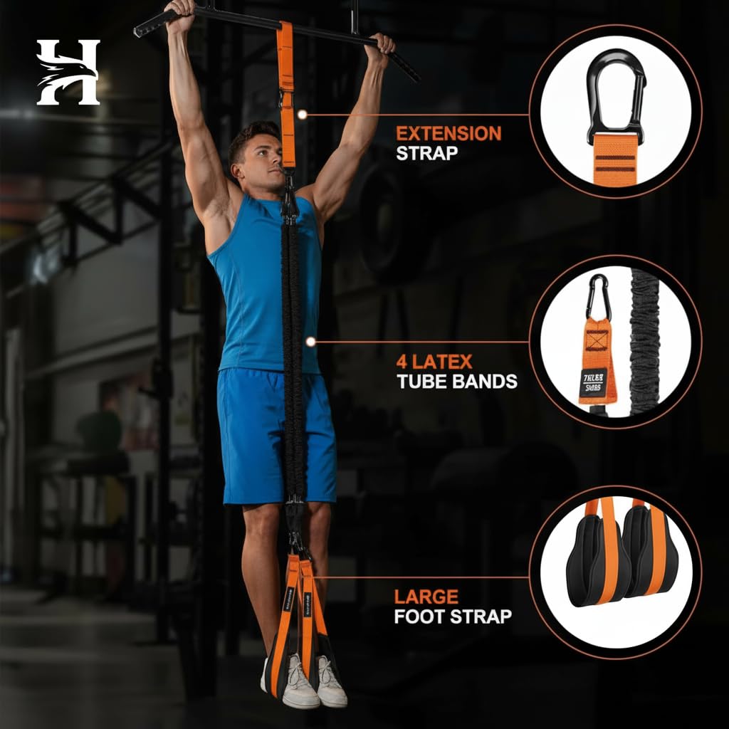 HIBWA steel slide buckle on anchor strap close-up for quick length adjustment