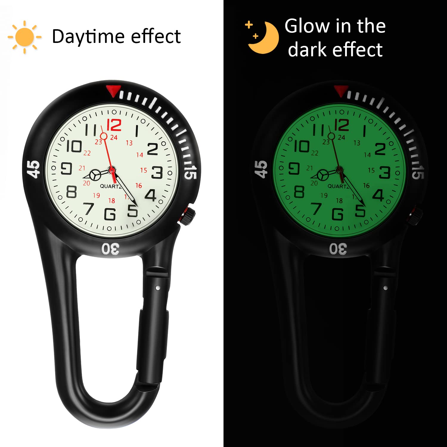 hicarer watch next to ruler showing 7.8 x 3.8 cm size for compact convenience