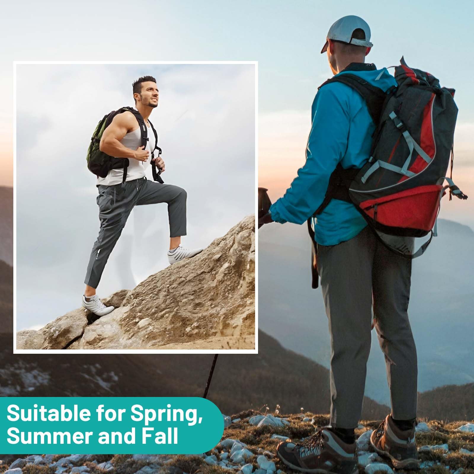 Hidkat folded pants showing packability and easy travel storage benefit