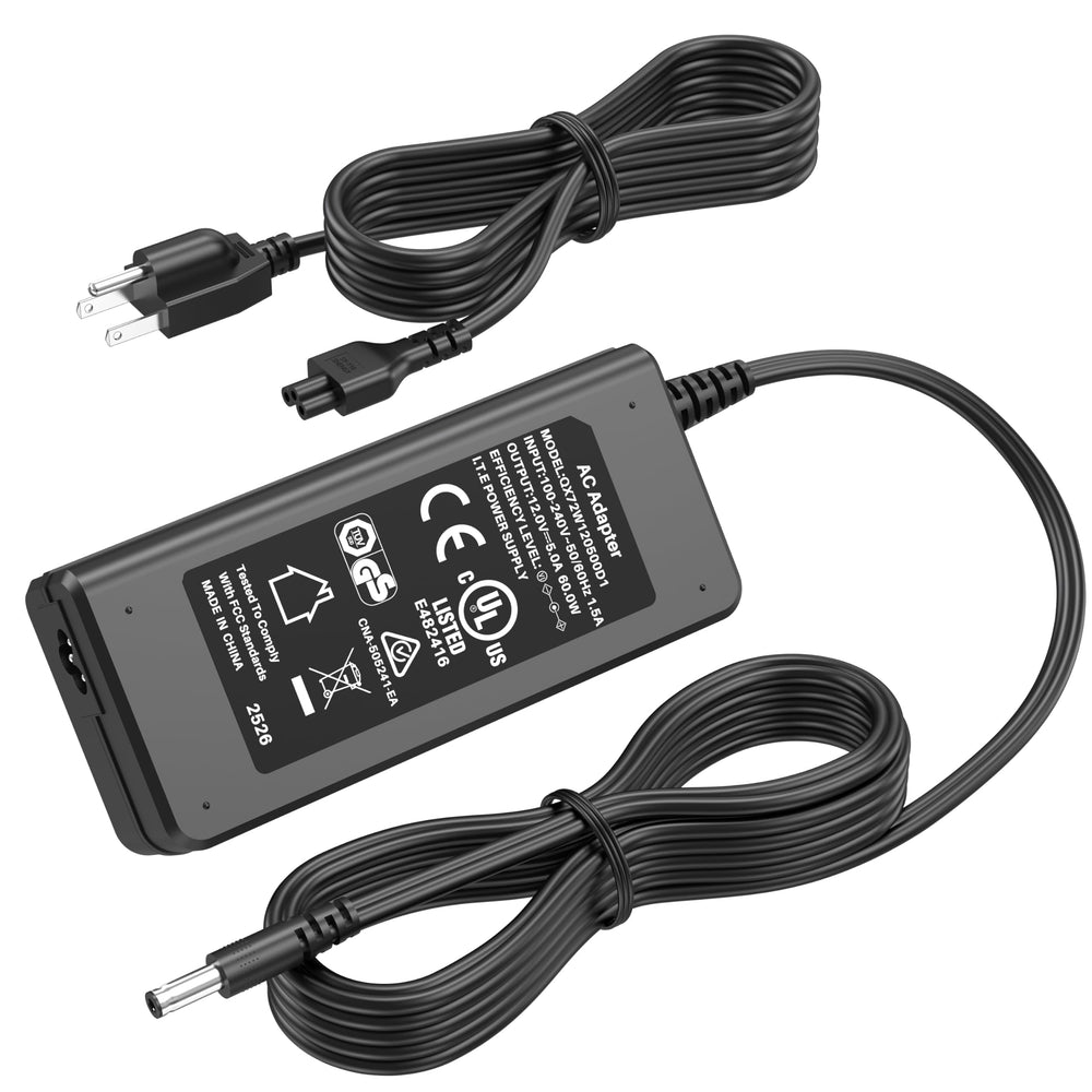 HIENADTOR front view of 12V charger showing compact housing and clear labeling for reliability