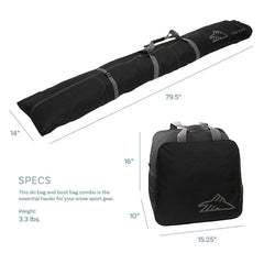 High Sierra boot bag front view with compact profile and protective storage benefit