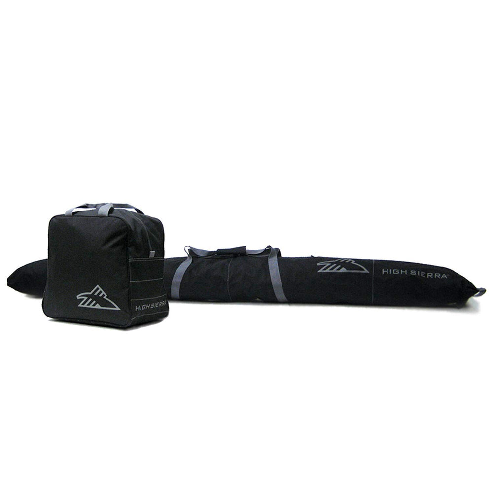 High Sierra ski bag front view shows durable fabric and easy loading benefit