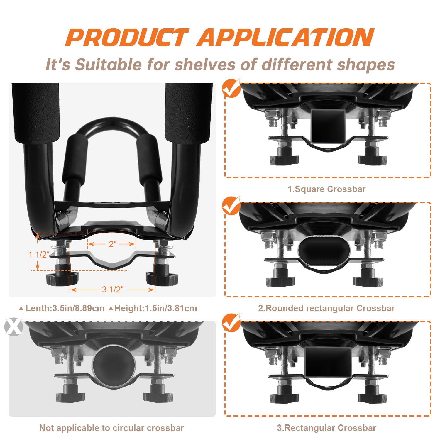 HIGHRAZON mounting hardware detail showing reinforced gasket for stronger load benefit