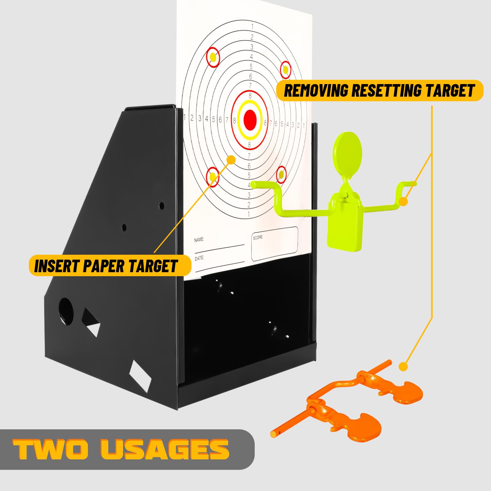 Highwild ten heavyweight paper targets included for precise scoring and sighting