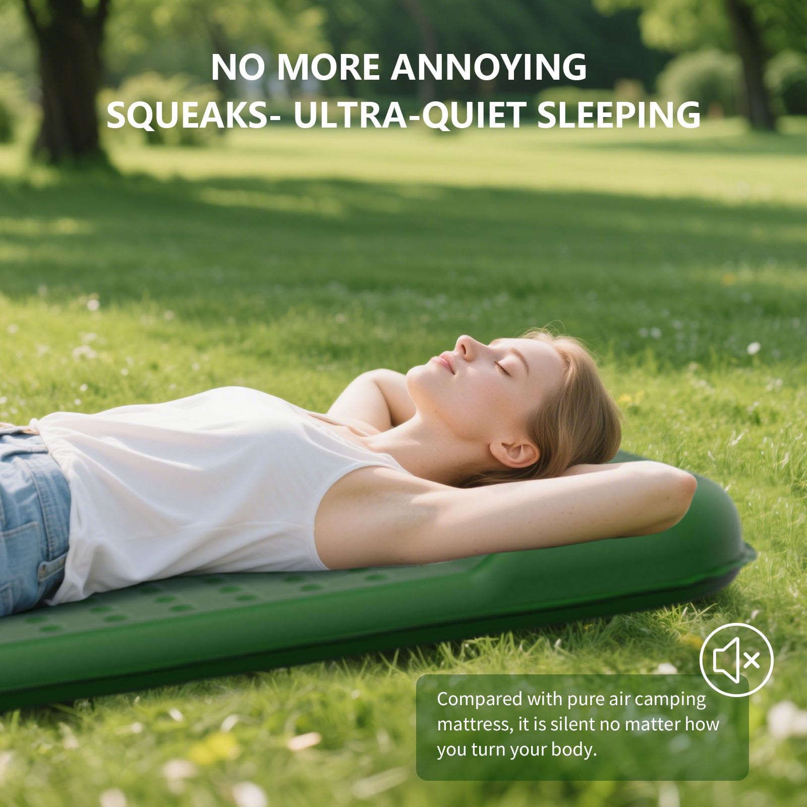 HiiPeak integrated pillow area highlighting head support and comfort