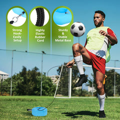 Hikeen ball attached to cord demonstrating fast solo practice convenience