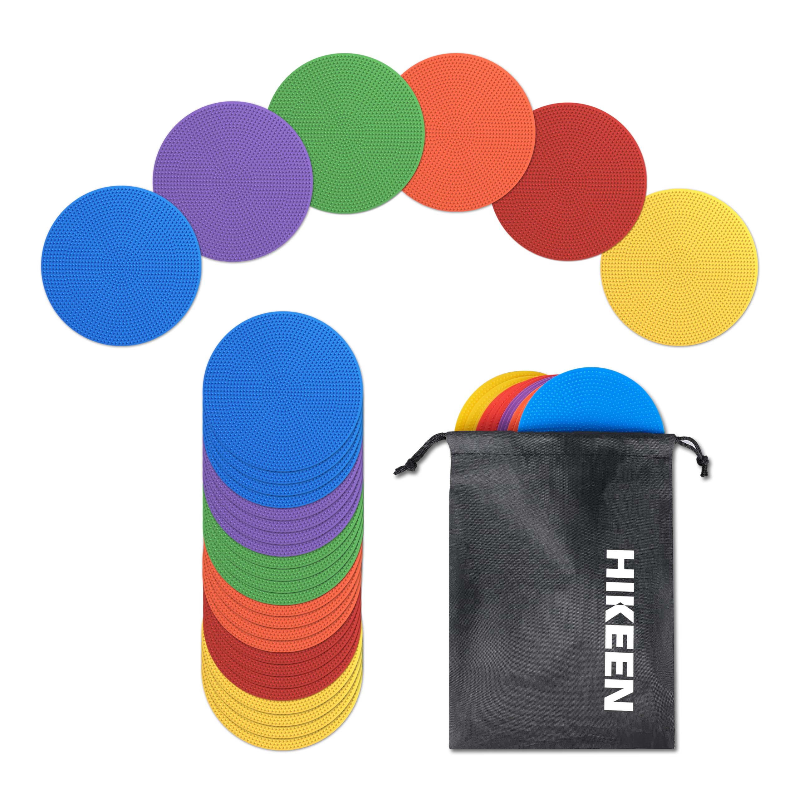 Hikeen front view showing 24 colorful spot markers and visible benefits