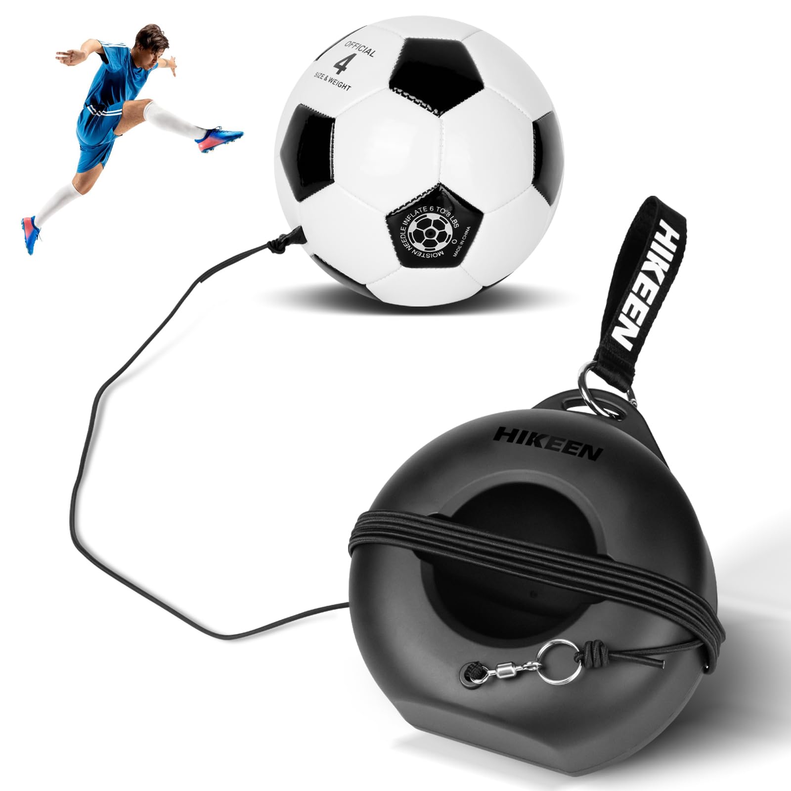 Hikeen metal base front view showing stability and professional training support