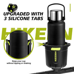 Hikeen installed in kayak track demonstrating easy mount and secure positioning