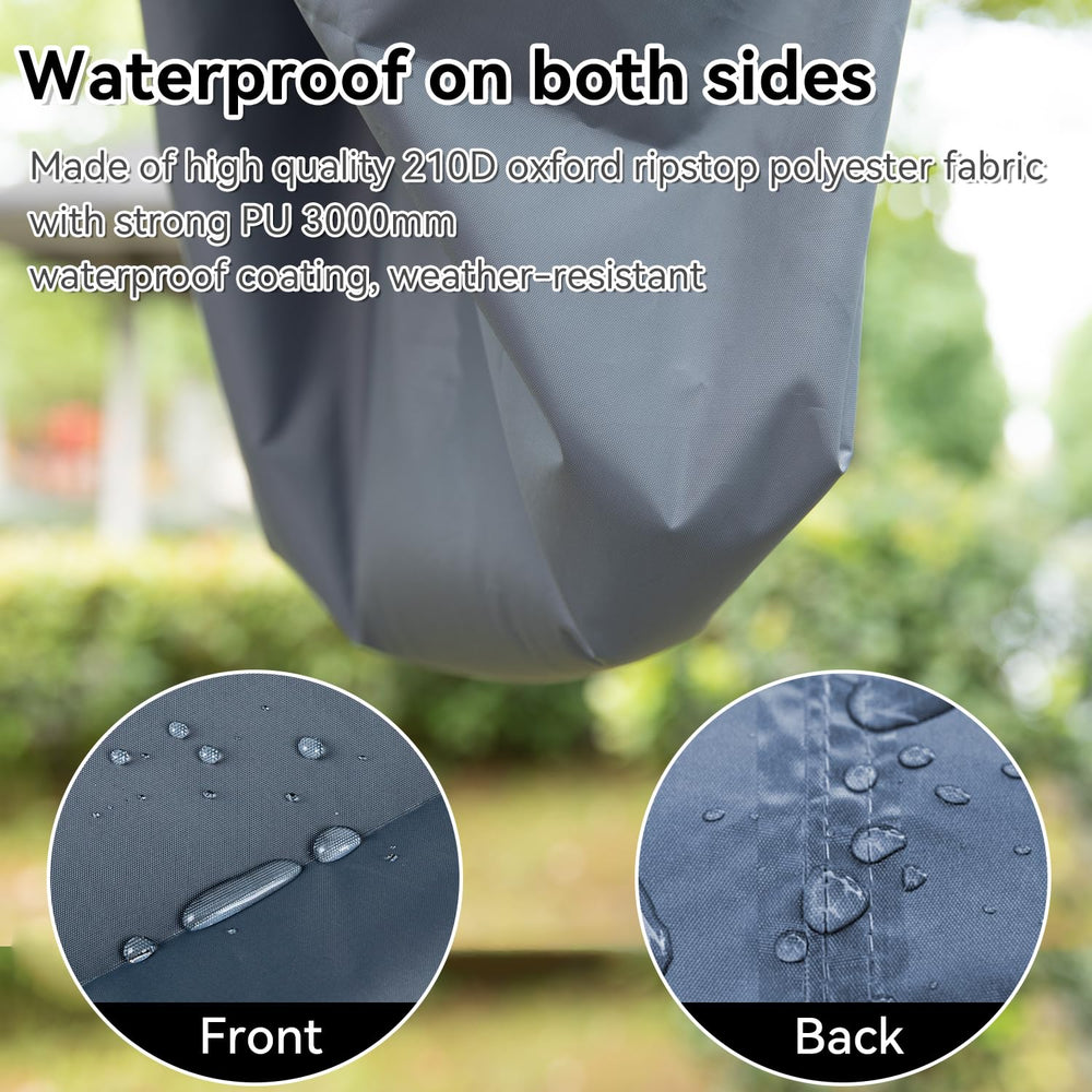 HIKEMAN close-up of 210D ripstop fabric and PU3000mm waterproof finish