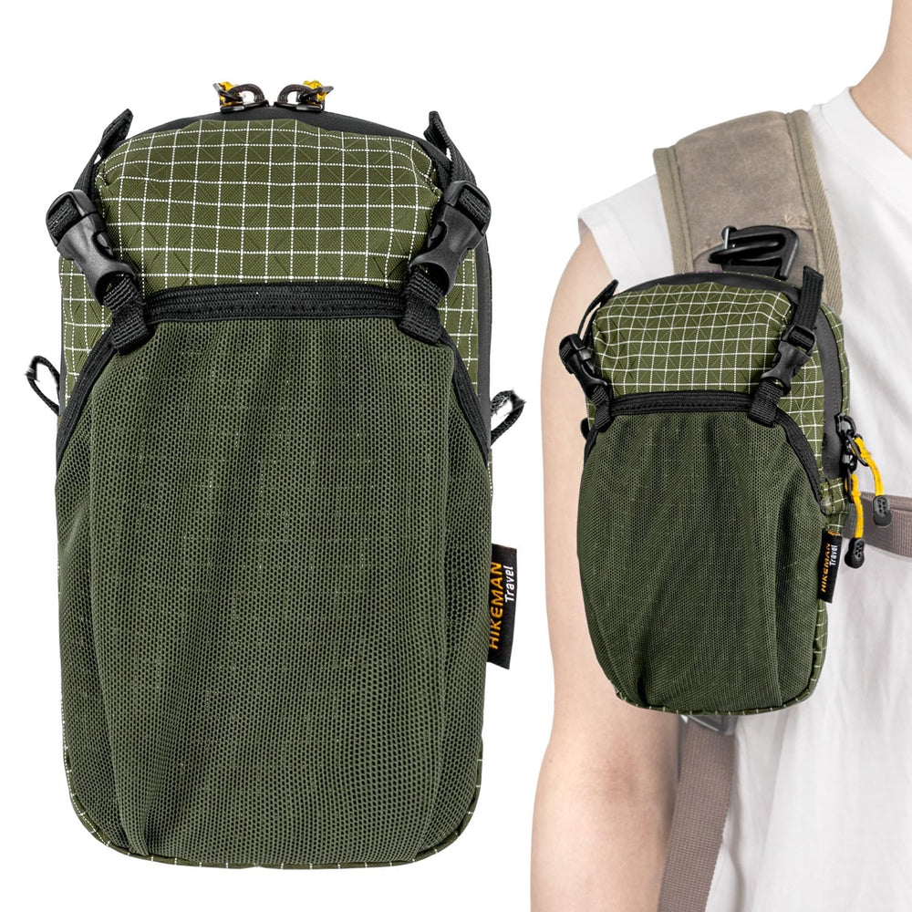HIKEMAN close-up of waterproof fabric texture highlighting durable protection