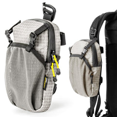 HIKEMAN front pouch view showing compact, quick-access benefit