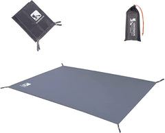 HIKEMAN front view of full tarp showing size and waterproof surface benefit