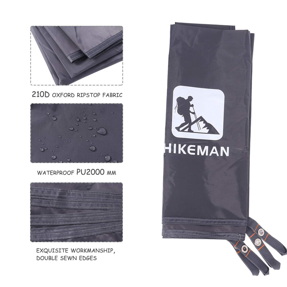 HIKEMAN compact storage bag packed small for easy carrying on hikes and travel