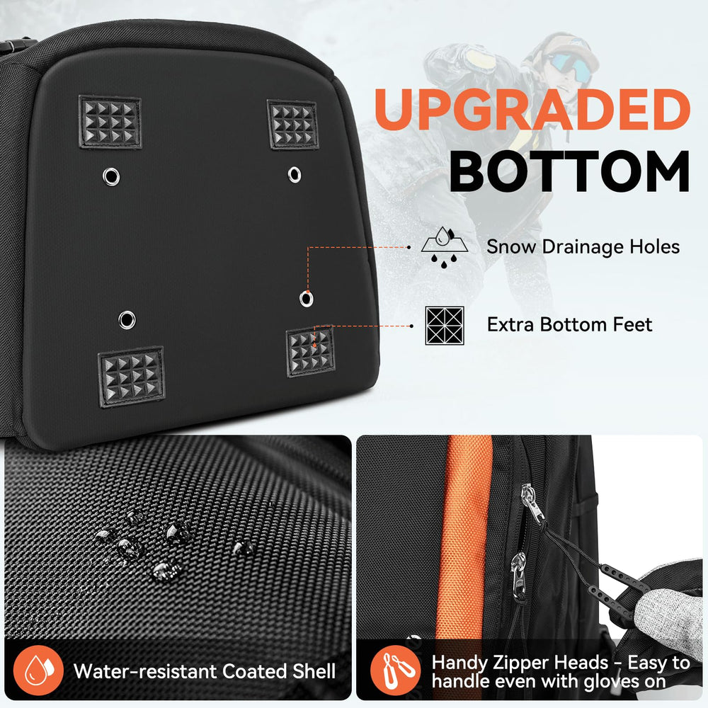 Hikenture padded back and straps for comfortable carrying