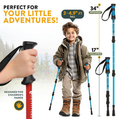 Hiker Hunger Outfitters close-up of small ergonomic grip offering comfort for little hands