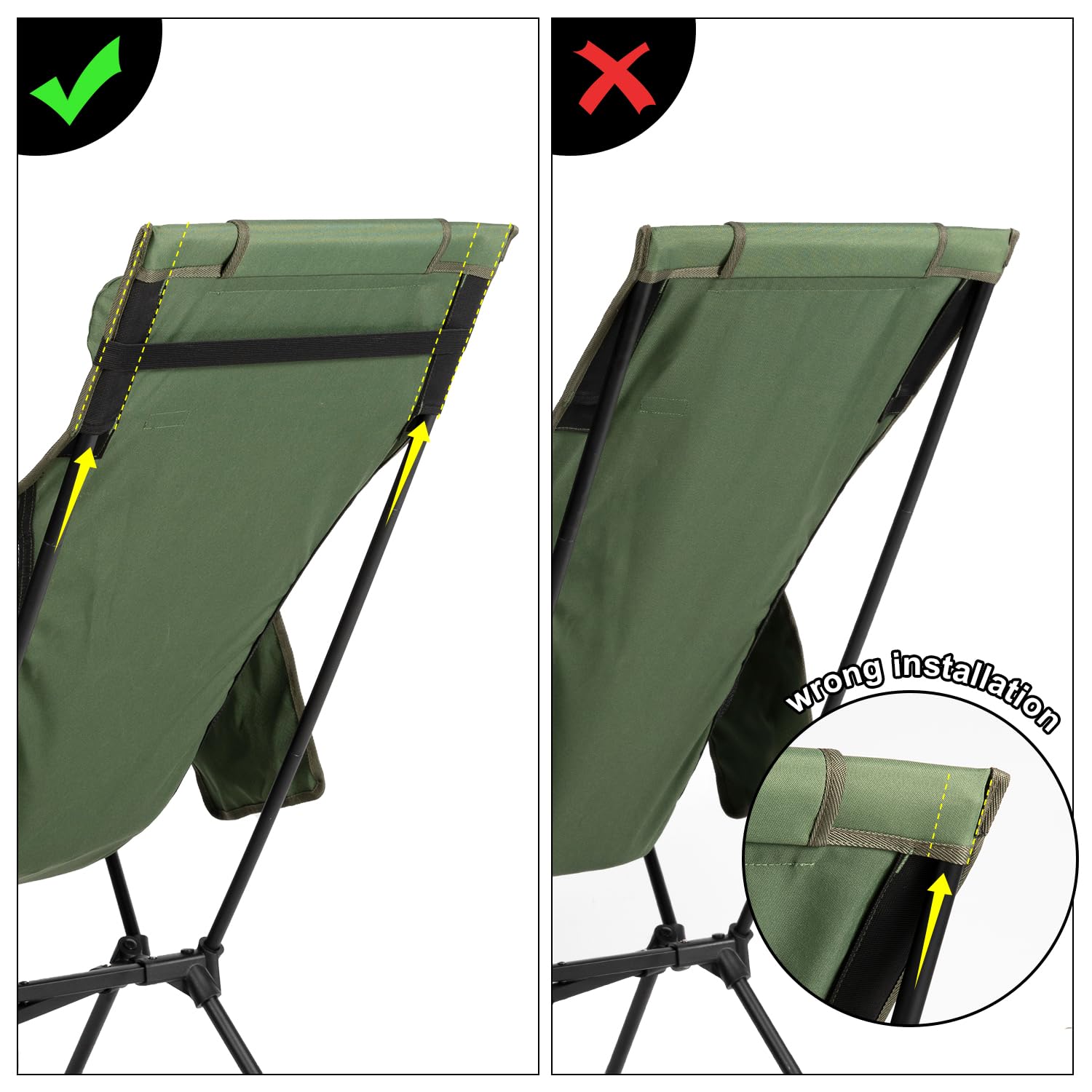Hikero folded compact size in storage bag for easy transport