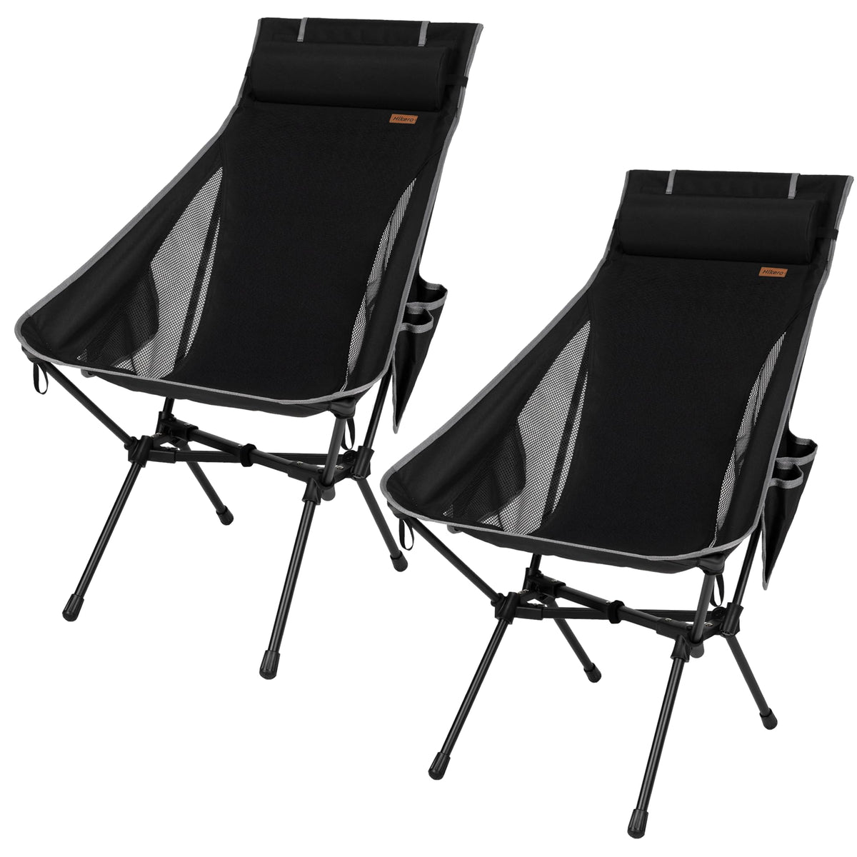 Hikero front view high-back chair showing full seat and supportive backrest benefit comfort