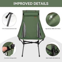 Hikero side view with cup holder and pockets for convenient storage