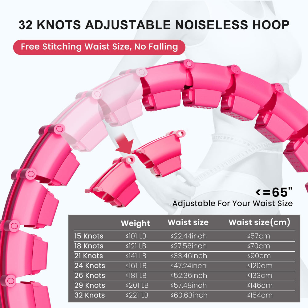 Hillhub size comparison flat lay showing detachable segments for customizable fit benefit