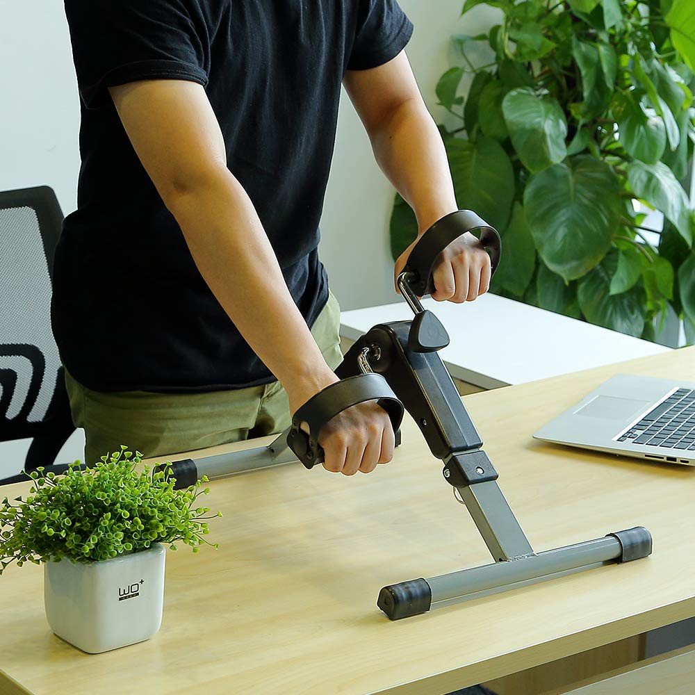 himaly size comparison next to laptop showing compact footprint benefit