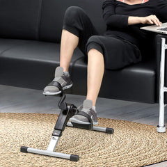 himaly under-desk in use with laptop improving movement while working