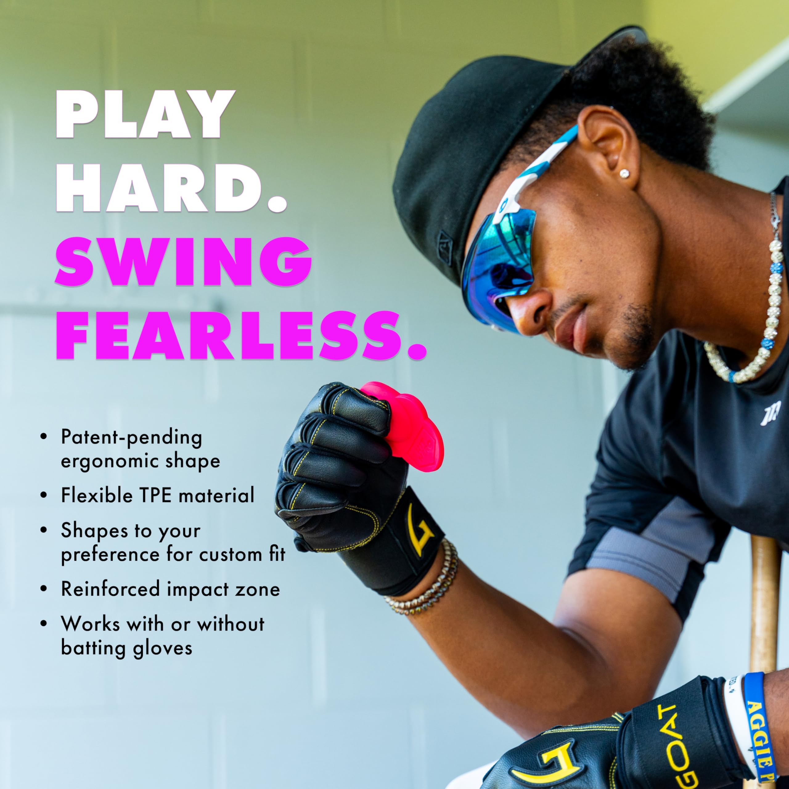 Hit Hero V2 on a pro player lowering sting while swinging in game
