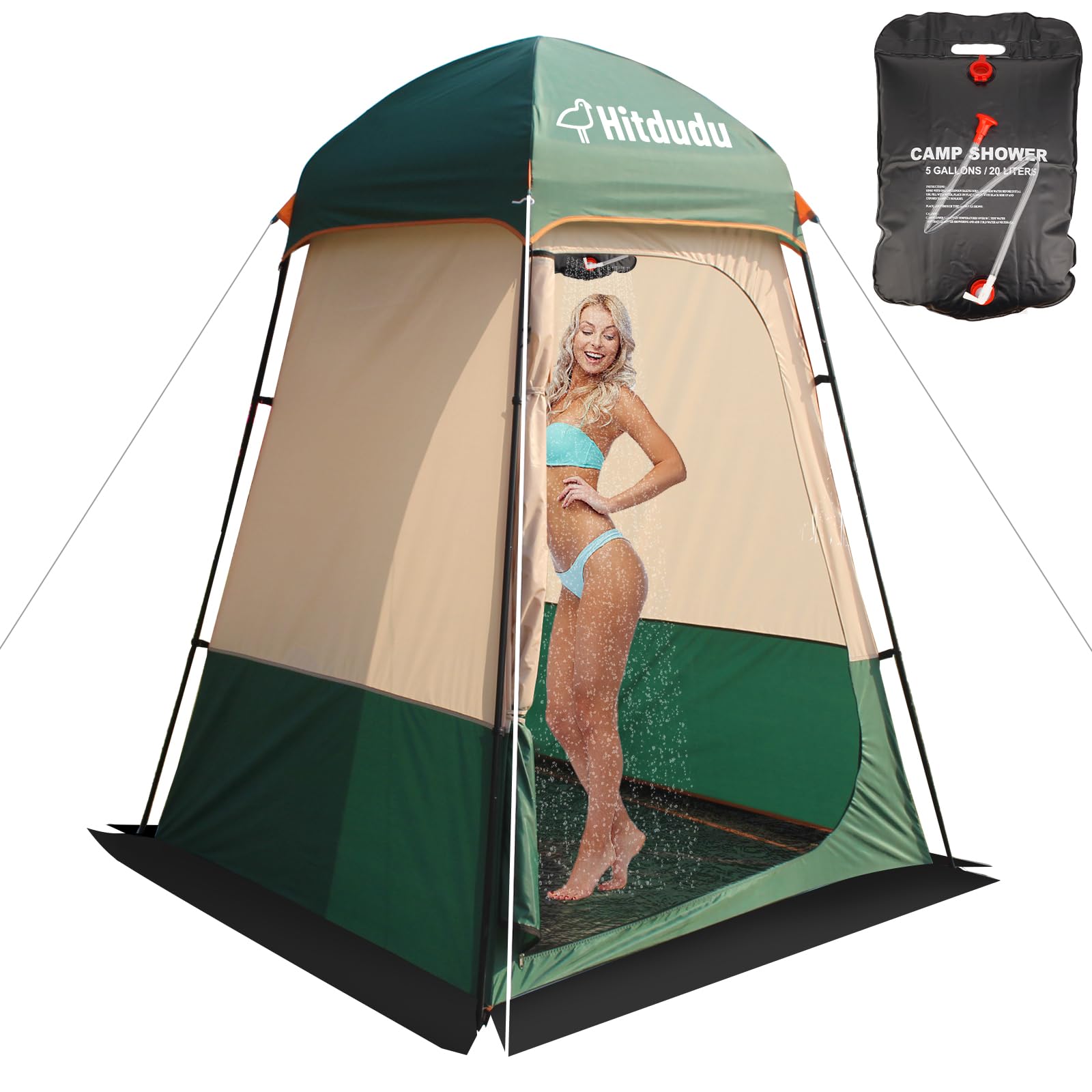 Hitdudu front view open showing full privacy and easy access