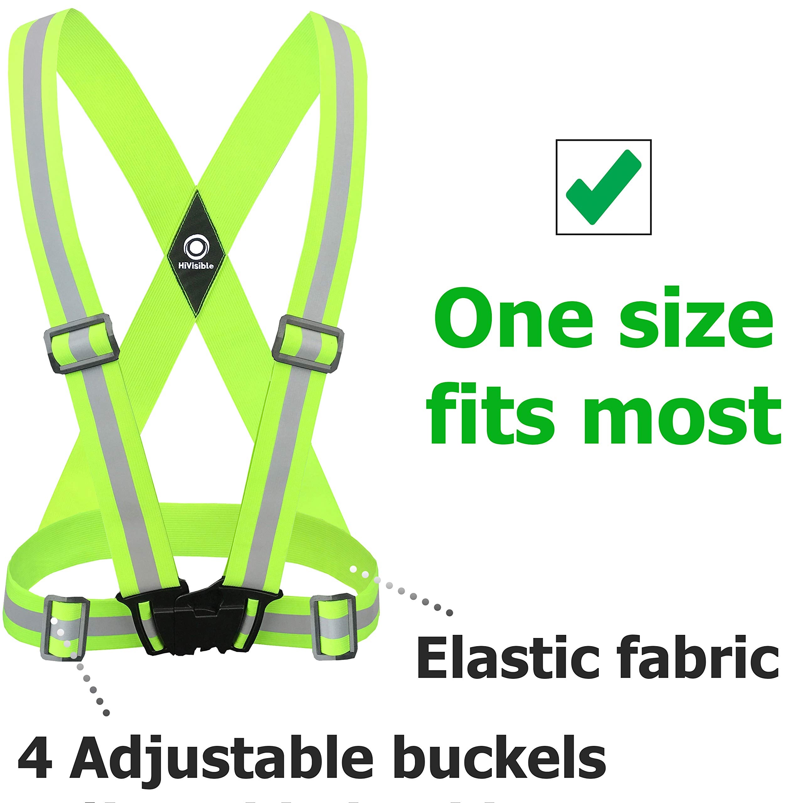 HiVisible buckle detail showing quick-release clasp for fast on-and-off convenience