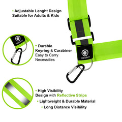 HiVisible worn by runner demonstrating improved night visibility