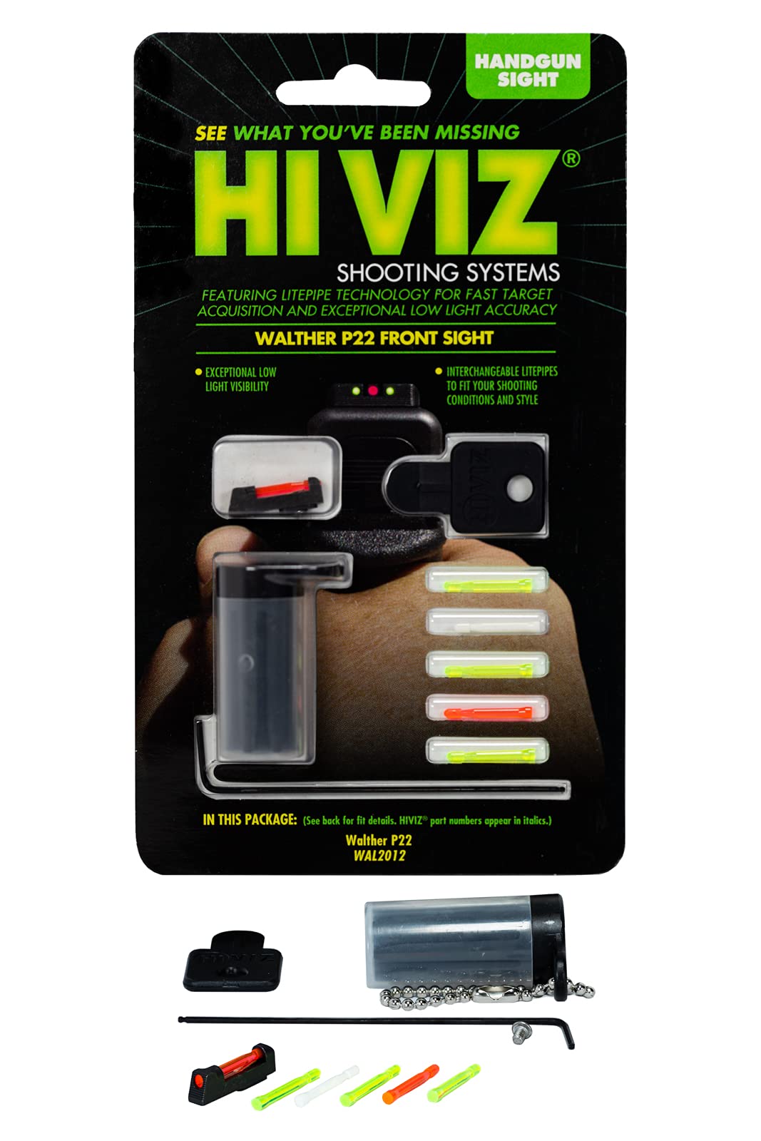 HIVIZ Allen wrench and hardware included for simple installation