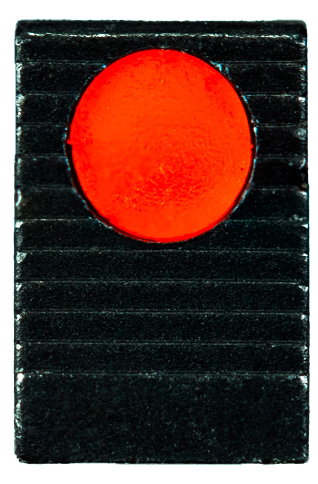 HIVIZ side profile showing 0.215-inch sight height for correct alignment