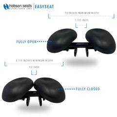 Hobson EasySeat mounted on a commuter bike for everyday riding comfort