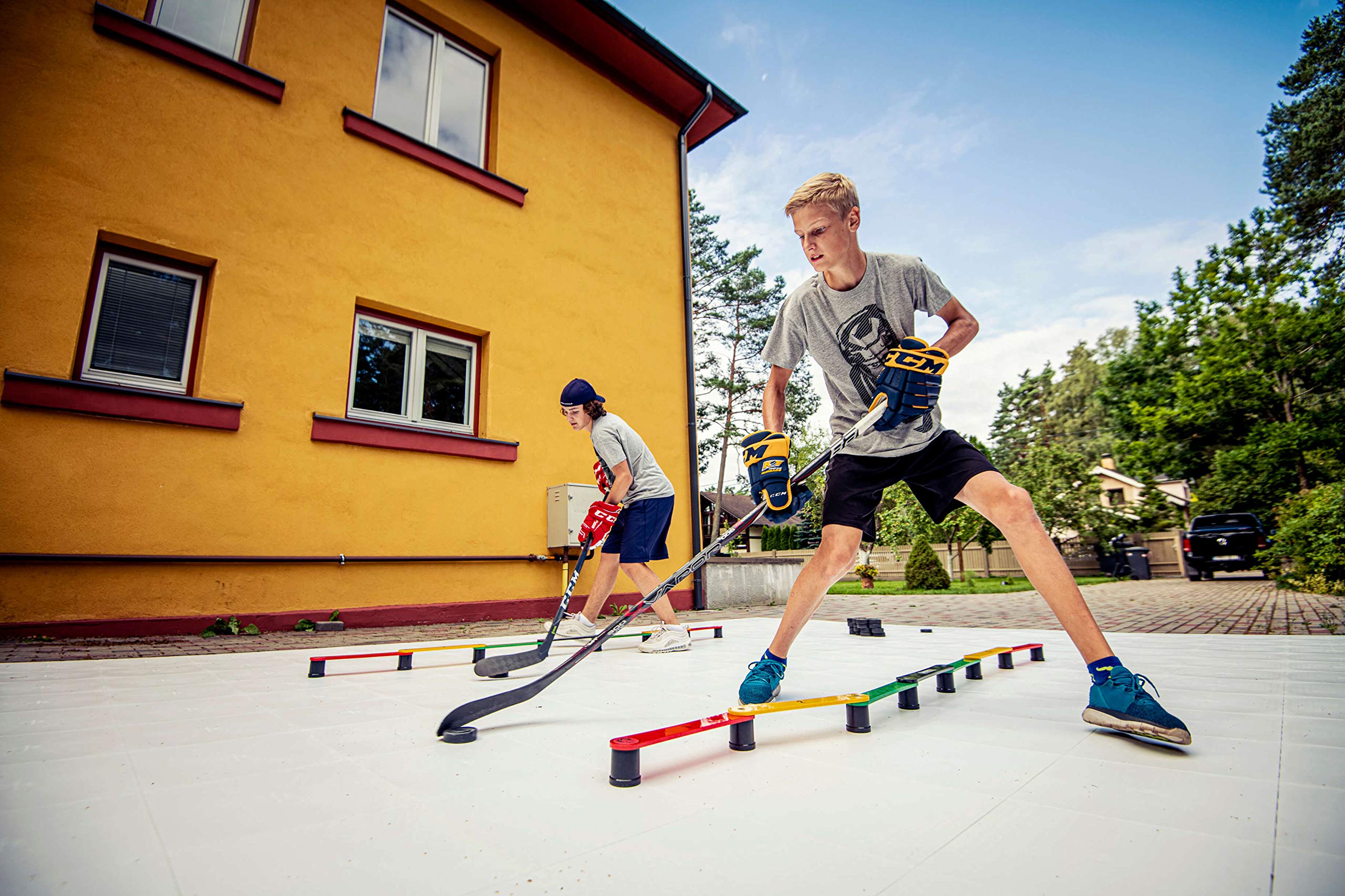 Hockey Revolution lifestyle garage practice creating realistic training zone