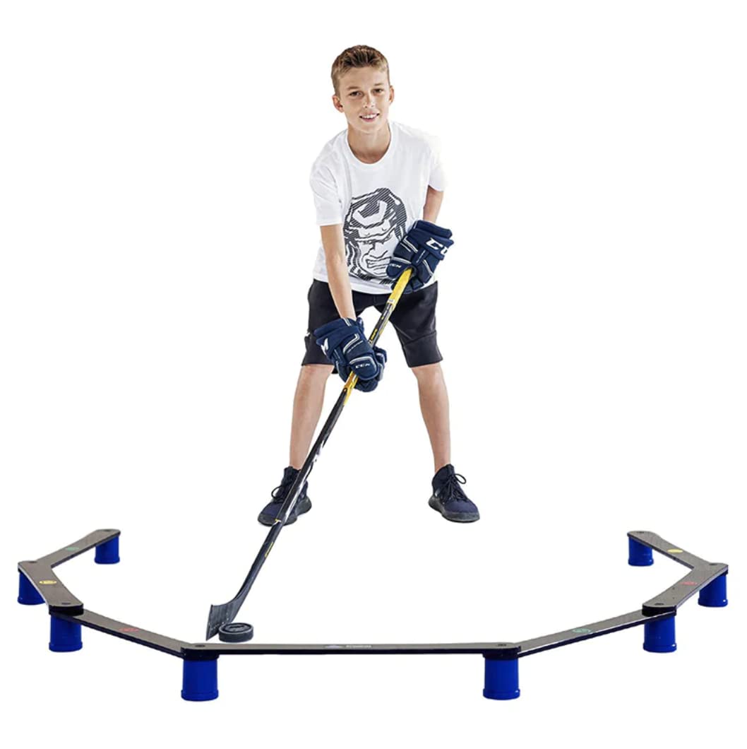 Hockey Revolution My Enemy PRO front view showing full training aid for portable practice and control