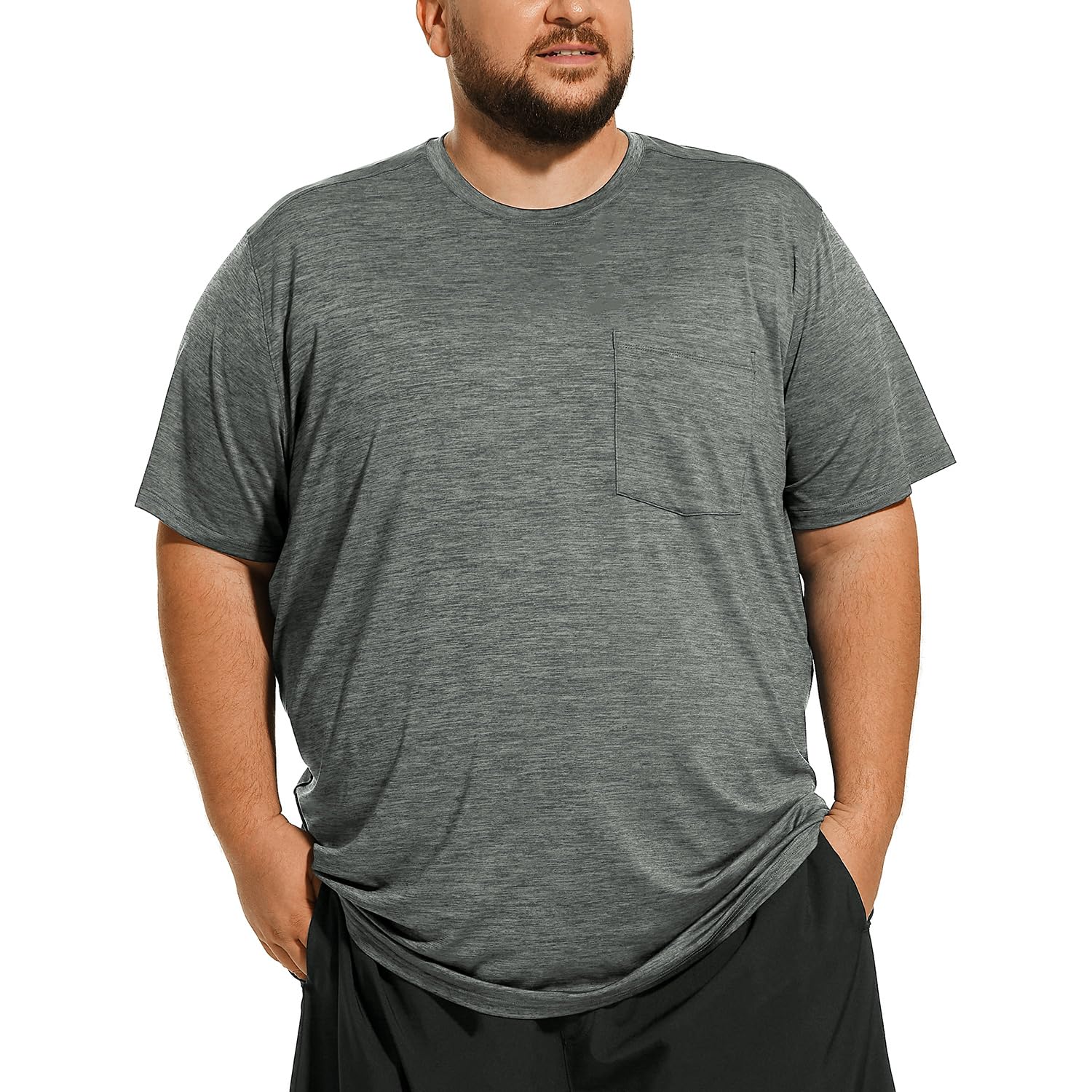 HOdo lifestyle image paired with swim trunks for versatile beach-ready outfit