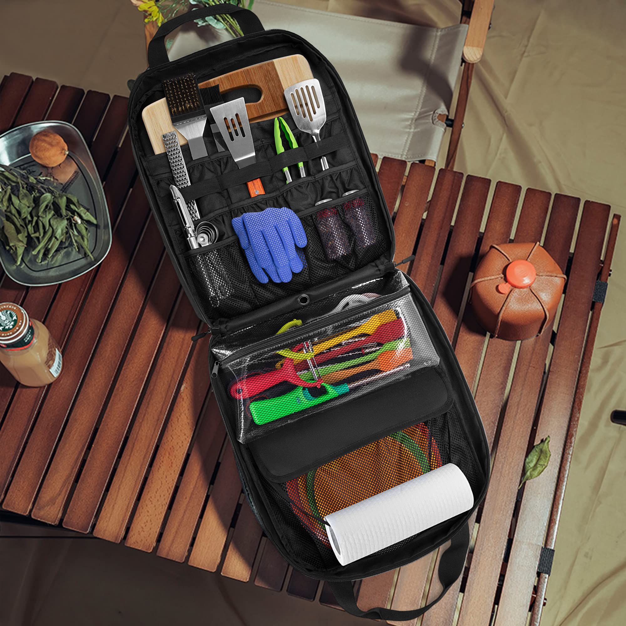 HODRANT next to utensils to show real size and carrying capacity