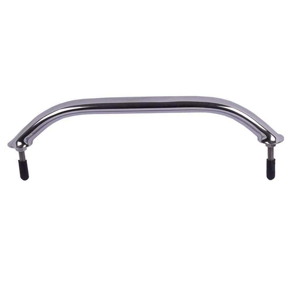 Hoffen two grab bars installed on deck showing sturdy support and aesthetic appeal